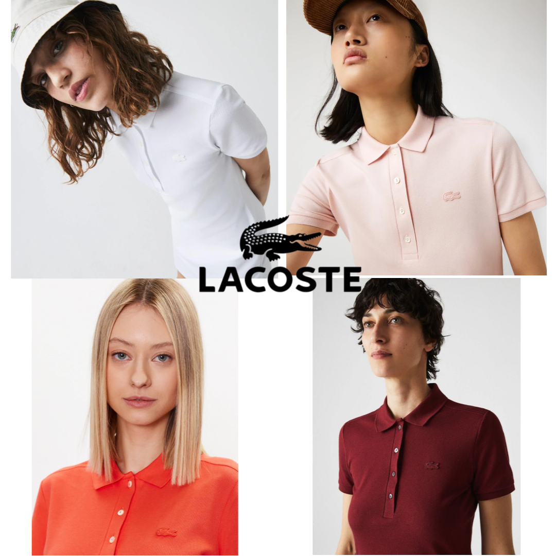 해외정품 새상품 라코스테pk원피스 6컬러 슬림핏 여자원피스 lacoste